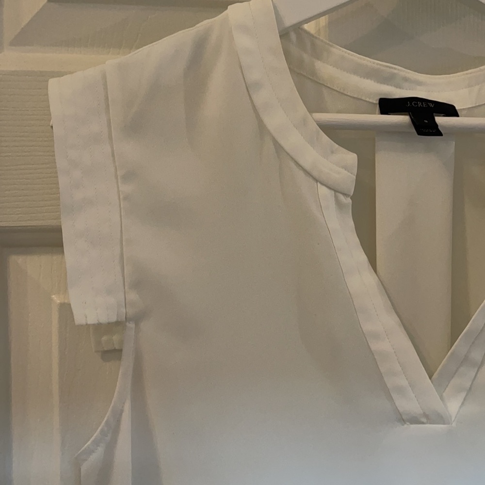 J Crew Ivory Shell - Picture 2 of 3